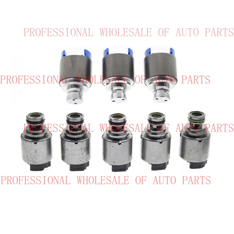 V+ 8Pcs 5HP24 For BMW 5 X5 Jaguar Vanden Plas XJ8 XK8 Transmission Solenoid