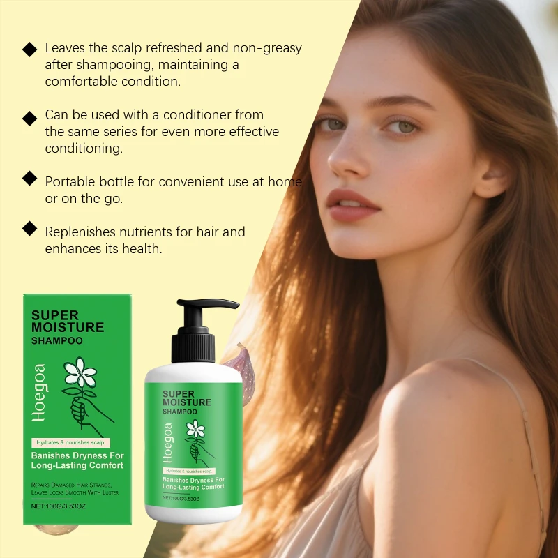 

Moisturizing Hair Care Shampoo, Cleansing Scalp, Naturally Fluffy, Moisturizing Hair, Shiny and Smooth Shampoo