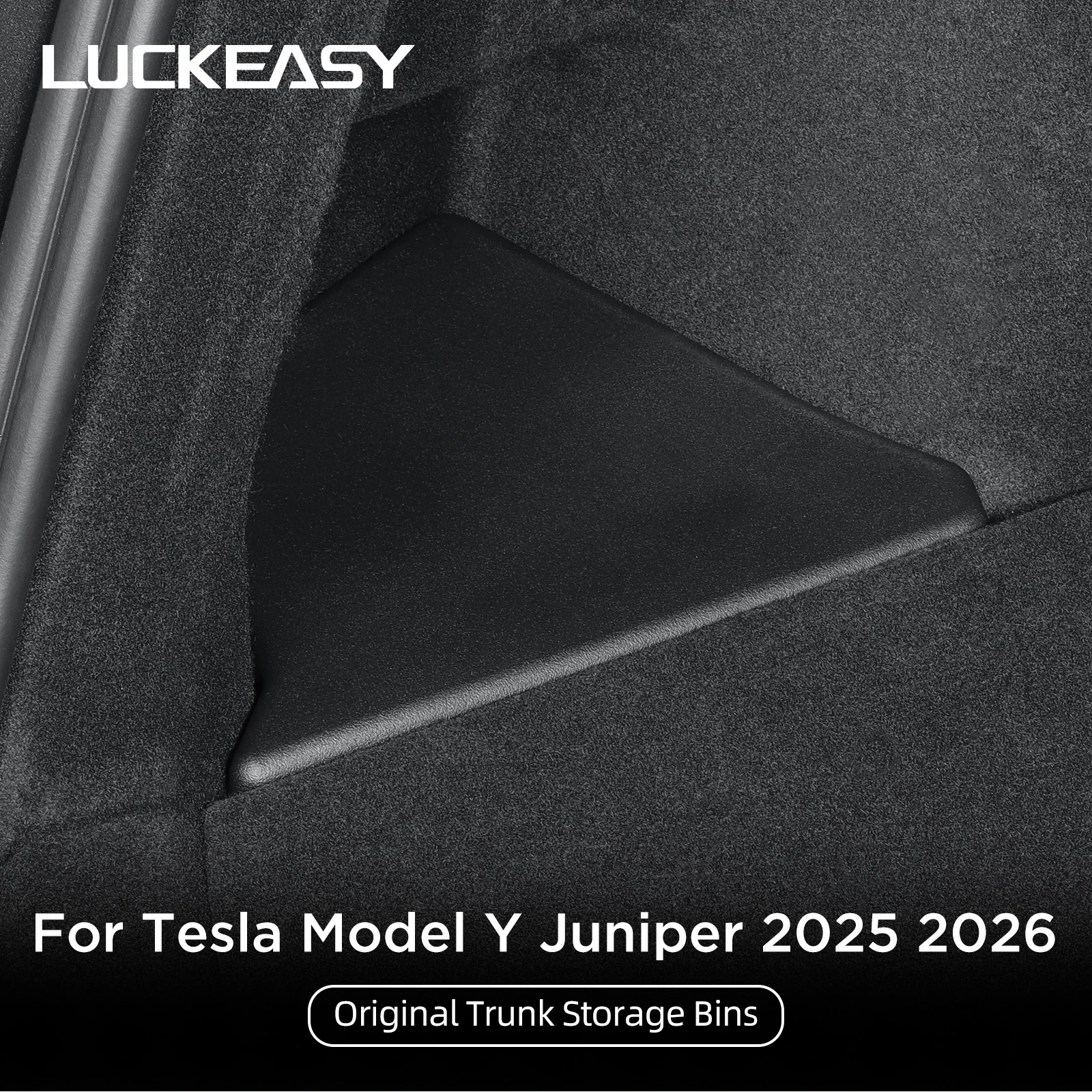 

Для Tesla Model Y Juniper/Launch 2025 2026, ящик для хранения на задний багажник автомобиля, аксессуары, левые и правые ведра для хранения багажника с обеих сторон