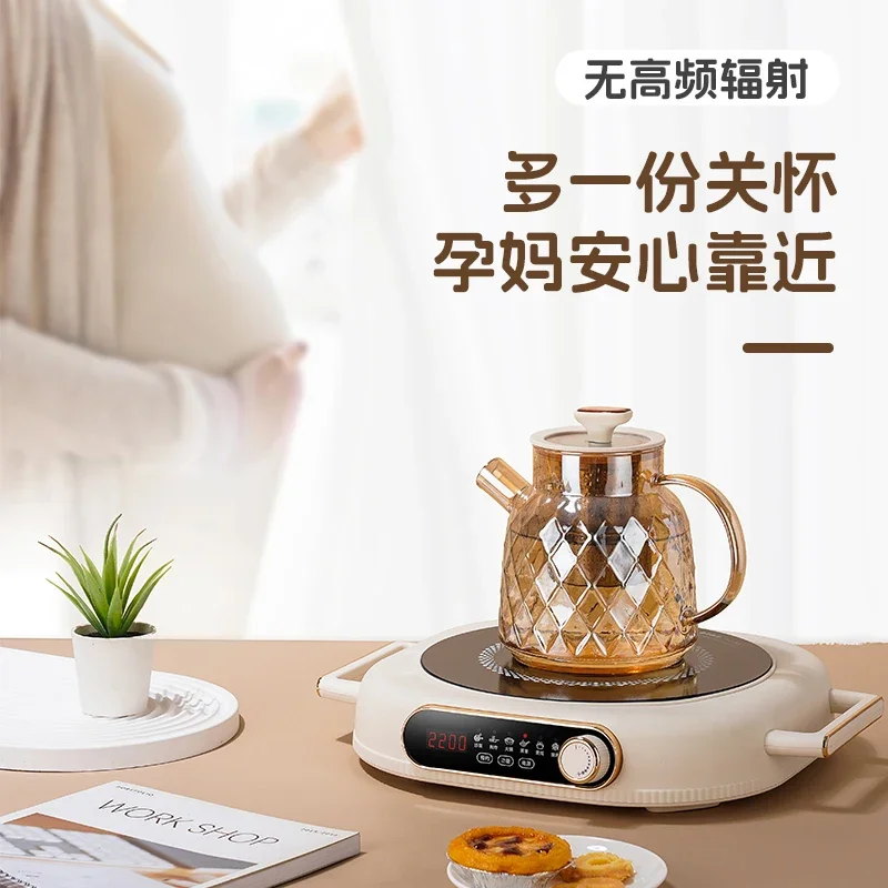 3500W Induction Cooktop Portable Electric Burner Home Infrared Waves Induction Stove Cooker Smart Hot Plate Electric Cooker 220V