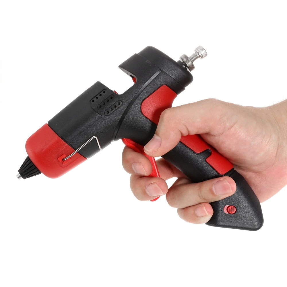 7mm DIY Crafts Hot Glue Guns 580W Output Adjustable USB Rechargeable Cordless Mini High Temp Glue Gun with 30Pcs Hot Glue Sticks