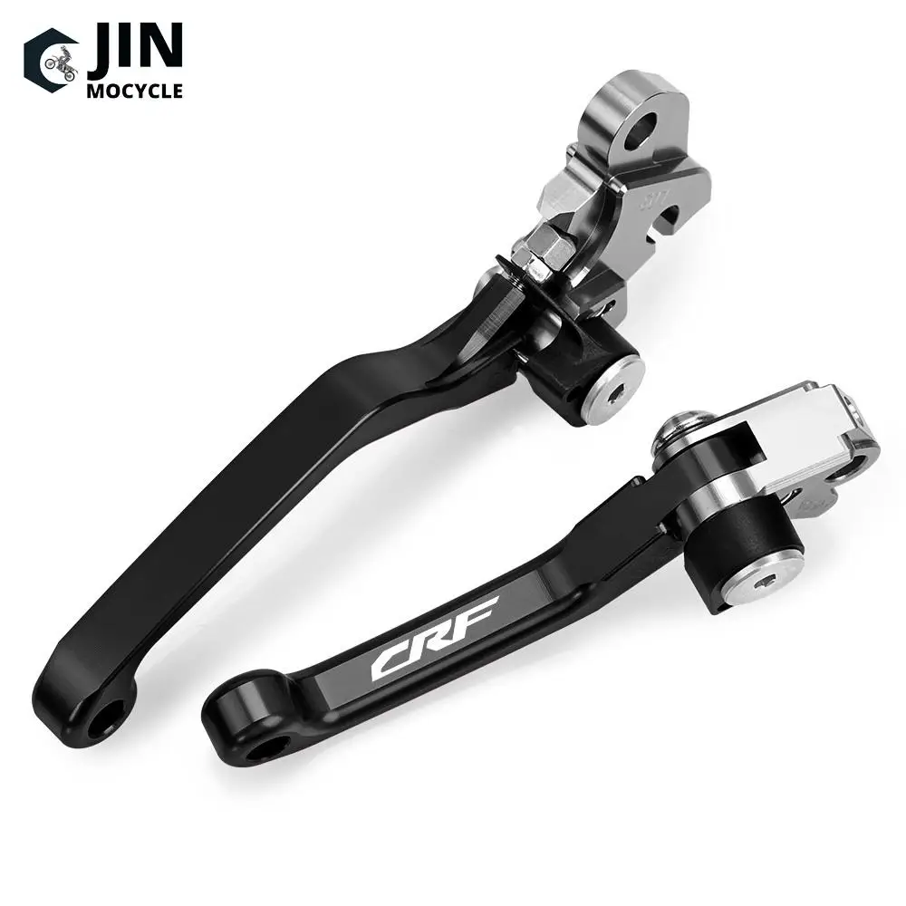 For Honda CRF250R CRF450R CRF 250 450 R 2007-2022 CRF 250X 450X 2005-2018 Foldable Brake Clutch Lever Dirt Pit Bike Levers Grips