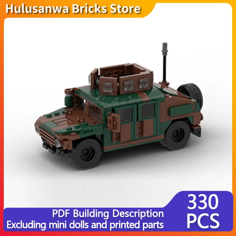 

Military Multipurpose Vehicle Model MOC Building Bricks War Equipment Modular Technology Gift Holiday Assemble Children Toy Suit
