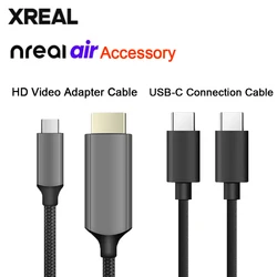 New Nreal Air Smart Xreal AR Glasses HD Video Adapter Cable and Full Function USB-C Connection Cable for Nreal Accessory