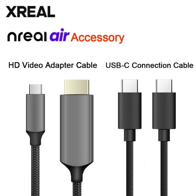 New Nreal Air Smart Xreal AR Glasses HD Video Adapter Cable and Full  Function USB-C Connection Cable for Nreal Accessory - AliExpress