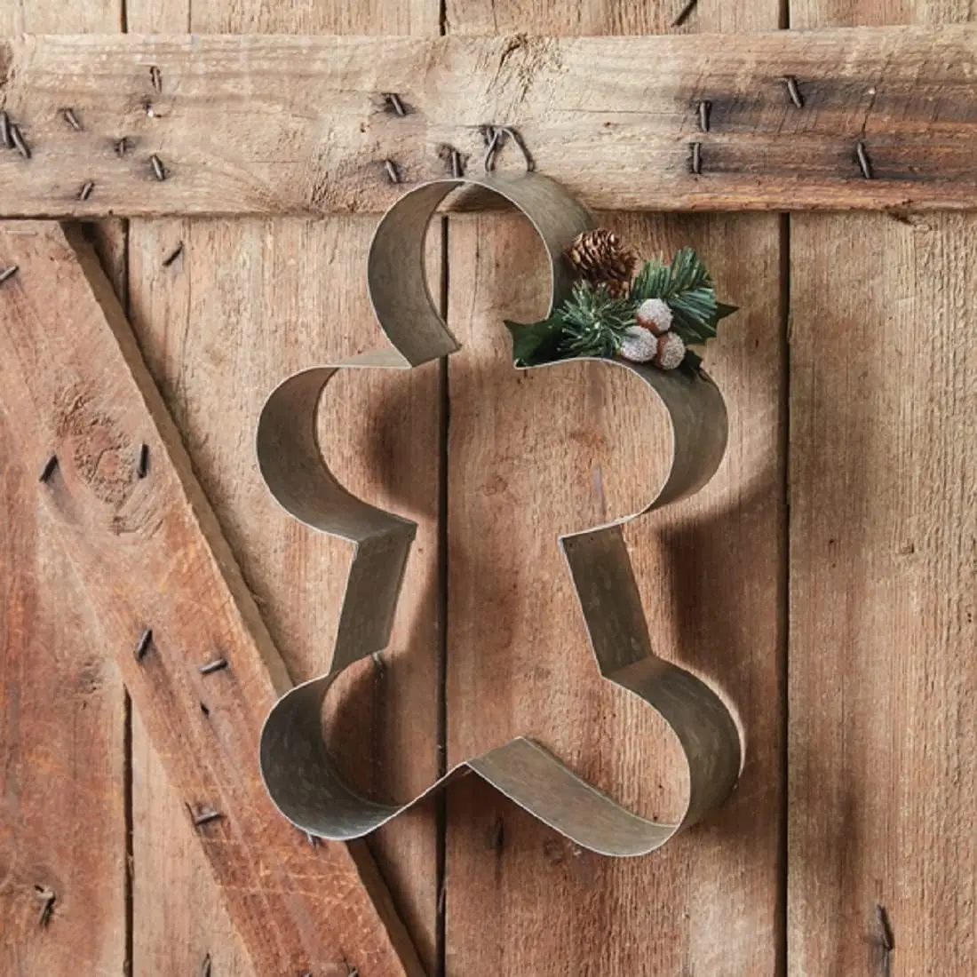 Colonial Tin Works Gingerbread Cookie Cutter Wall Sign