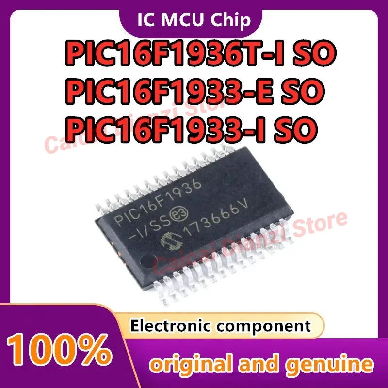 PIC16F1936-I/SO PIC16F1933-I PIC16F1938-I PIC16F1933-E PIC16F1936T-I New Microcontroller (MCU/MPU/SOC) IC Chip SOIC-28