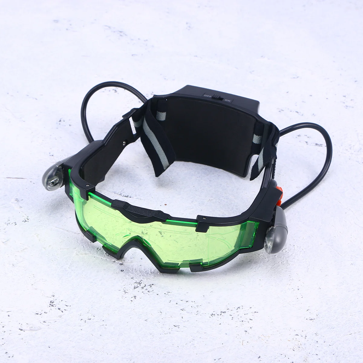 

Kids Protective Goggles Ergonomic Design Wide View Pc Lens Windproof Anti-Stamping Night Lighting Safety Eyewear for Bicycling