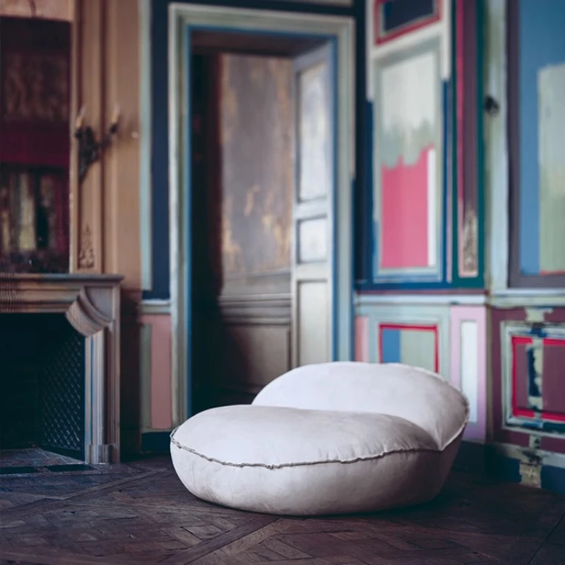 

Italian light luxury living room bedroom lazy sofa, Nordic bean bag tatami small apartment recliner