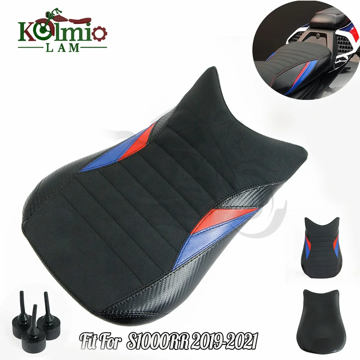 

Fit for 2019 - 2024 BMW S1000RR Motorcycle Front Seat Rider Cushion Pillion M1000RR 2020 2021 2022 S1000 RR M1000 RR