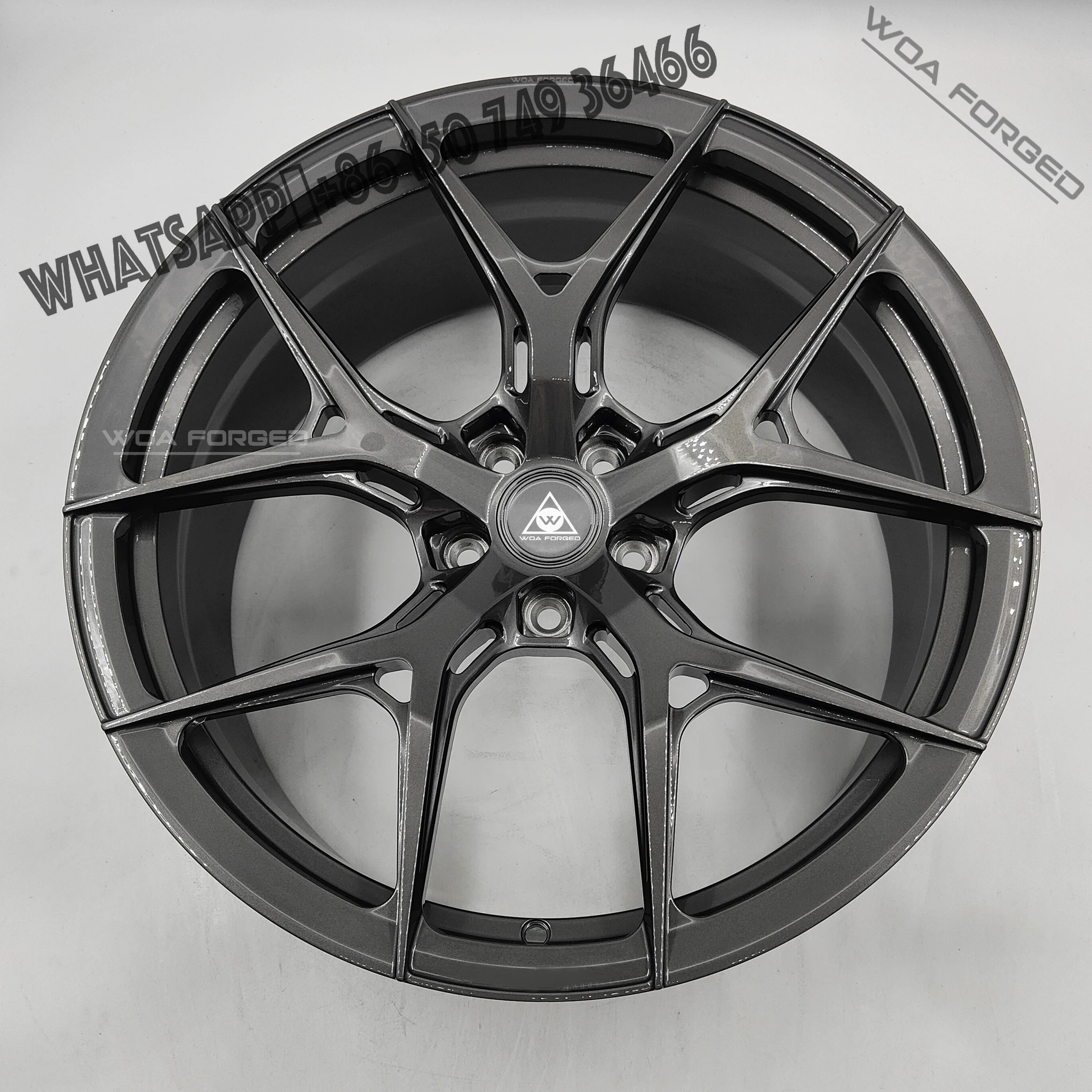 

New Racing Style Universal Racing Car 5 Hole Wheel Rim Aluminum Alloy Forged Forge Wheels Rims Car Wheels for Audi Mercedes Benz