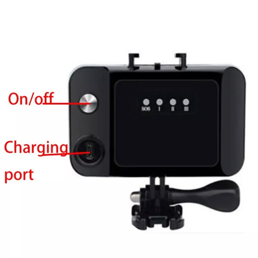 84 LED ضوء فلاش 50 متر مصباح غوص تحت الماء لـ GoPro Hero 13 12 11 10 9 8 7 6 5 4 3+ 3 #4