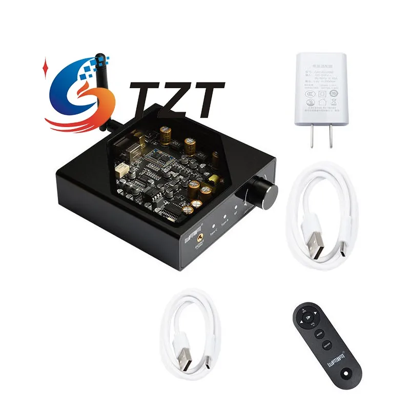 TZT Wimlim W520B QCC5125 Bluetooth Lossless HiFi Headphone Amplifier PCM1794 USB Decoder 5532 Triple Op Amp