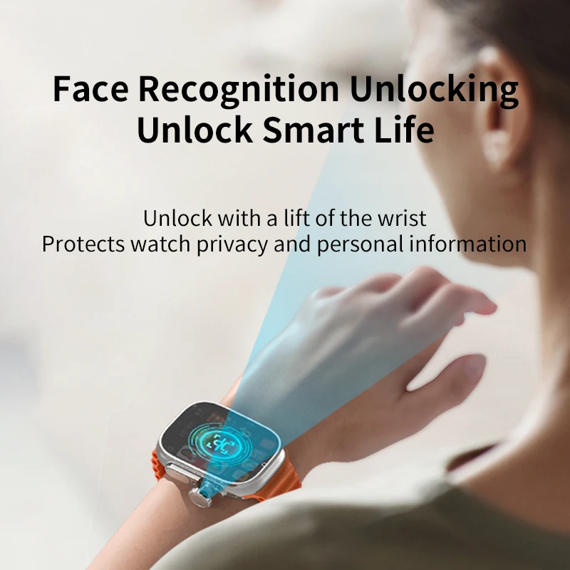 Smart Watch Ultra 4G SIM Card Android 8.1 180° Rotating Camera WIFI GPS Positioning APP  Download  Ai Voice Assistant Smartwatch