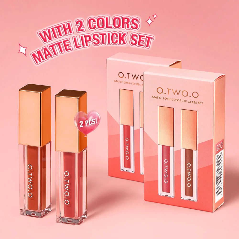 Matte Mist Lip Gloss Set Long Lasting Color Lock High Pigment Fog Lip Tint Easy To Color Brighten Complexion Women Lip Makeup