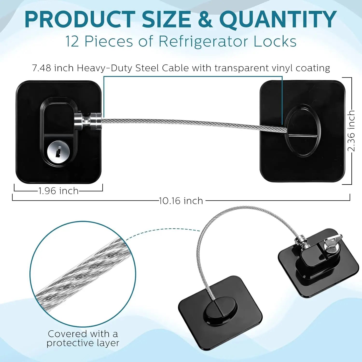 Baby Safety Lock Home Security Protection Window Door Lock Key Children Kids Baby Care Refrigerator Cabinet Lock Drawer
