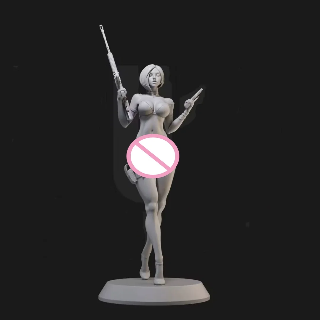 

1/24 Scale Resin Figure Assemble Model Kit Ada Wong with a Gun Nsfw Unassembled Unpainted 3D printing toy