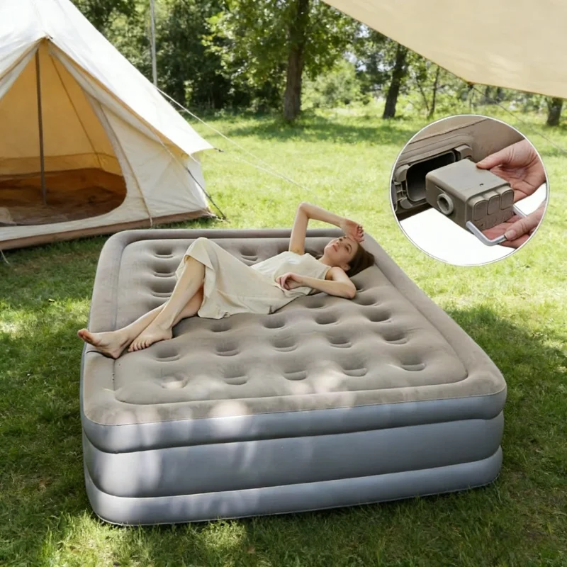 fully-automatic-premium-inflatable-bed-elevated-home-inflatable-mattressoutdoor-camping-single-tent-bed-built-in-electric-pump