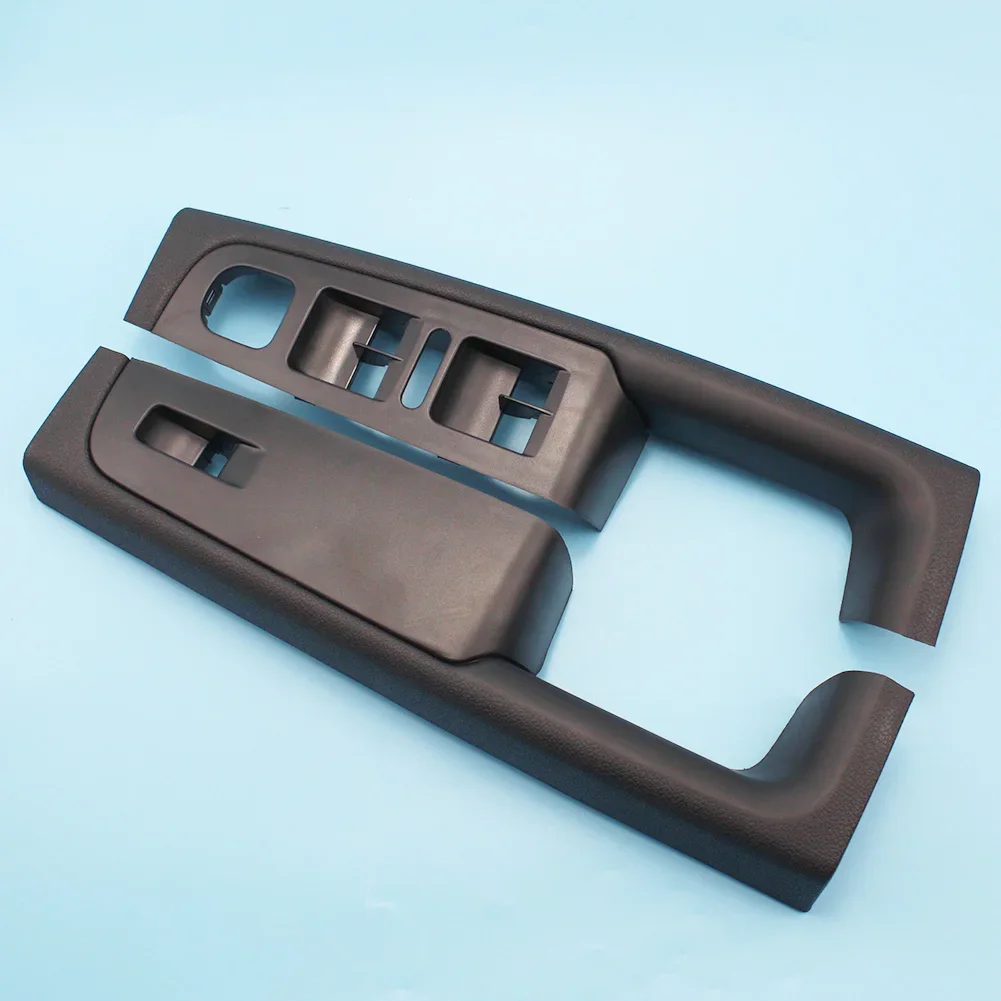 2PCS Black Front Inner Door Handle Armrest Frame Switch Control Panel Trim For Skoda Superb 2008-2013 3T1867157