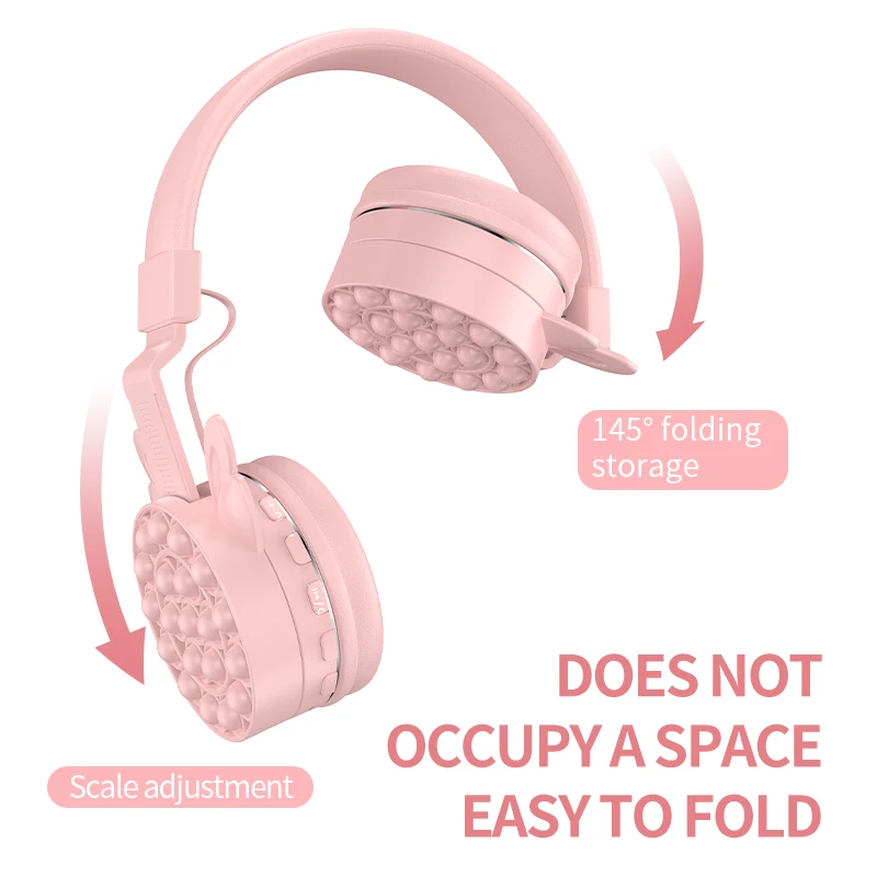 Promotion portable electronics Funny headphones Wireless Headphone Over-ear headphones Kids headphone