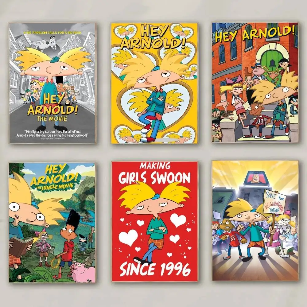 1 قطعة الكرتون كول يا أرنولد المشارك طباعة لغرفة النوم غرفة المعيشة ديكور المنزل اللوحة جدار الفن HD صورة جدارية #2