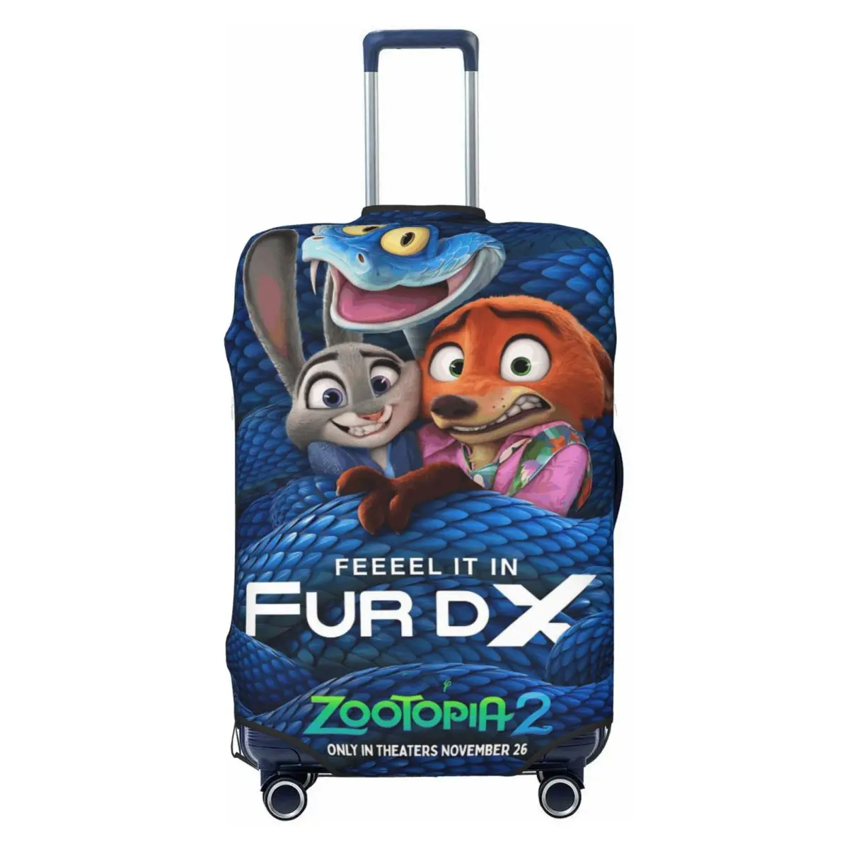 

Zootopia 2 Nick Wilde Judy Hopps (4) Suitcase Cover Useful Business Protection Luggage Supplies Holiday