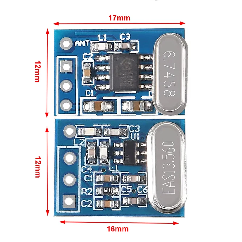 433MHZ Wireless Transmitter Receiver Board Module SYN115 SYN480R ASK/OOK Chip PCB Transmission Receiving Module for arduino