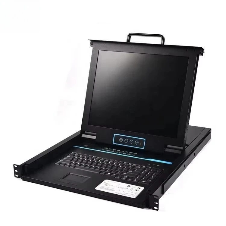 

16 Port 19" Rackmount Vga KVM Switch Extender Over Ethernet 1u 16-port Usb Rack Mount Network Rack 17 Inch LCD IP Kvm Console