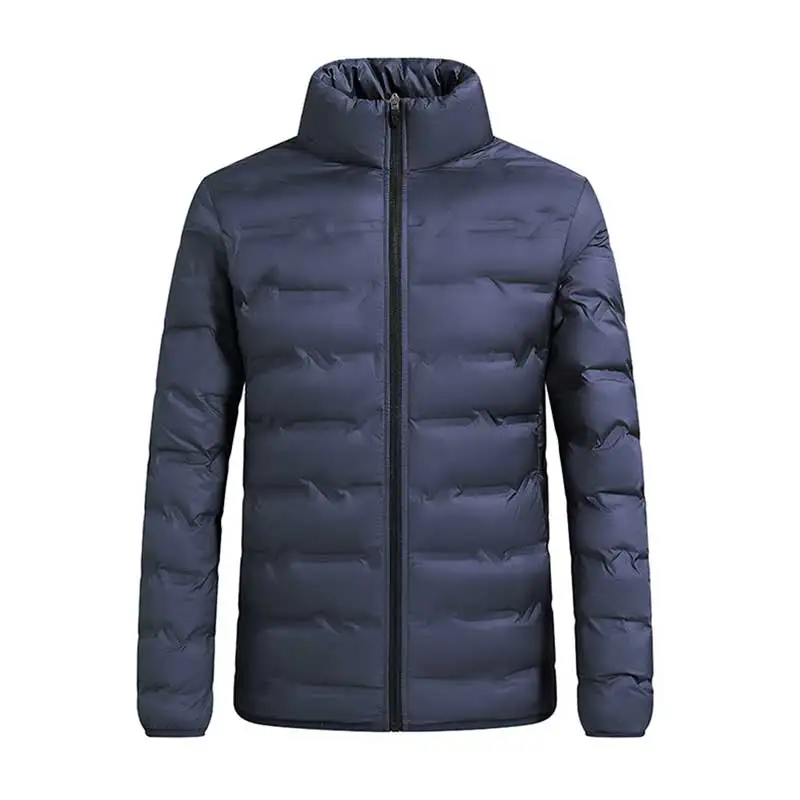 Chaquetas gruesas de felpa para hombre, abrigo ligero a prueba de viento, informal, de alta calidad, color negro, 5XL, novedad de invierno, 2023