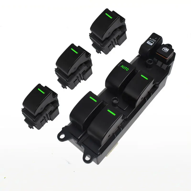 

AADD-New LED green light Power Window Master Control Switch For Toyota Corolla 2004-2013 For Toyota Vios 2002-2007 for rav4 18 P