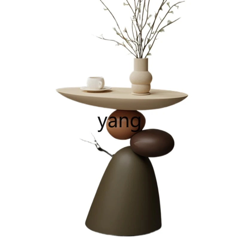 

Yjq Good Luck Comes Coffee Table Living Room Floor Stand Decoration Light Luxury Sofa Side Household TV Cabinet