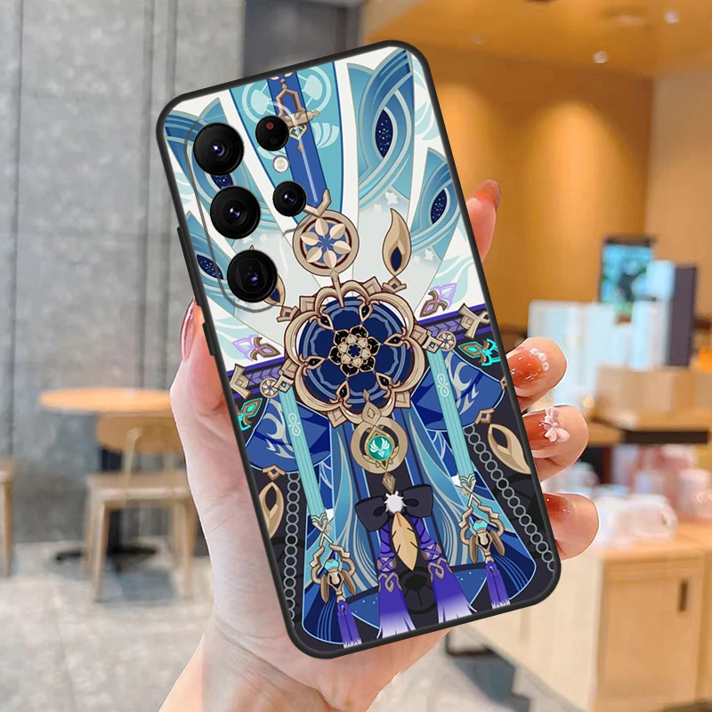 Genshin Impact Wanderer Case For Samsung Galaxy S23 S21 S22 Ultra S8 S9 S10 Note10 Plus Note 20 Ultra S20 FE Cover