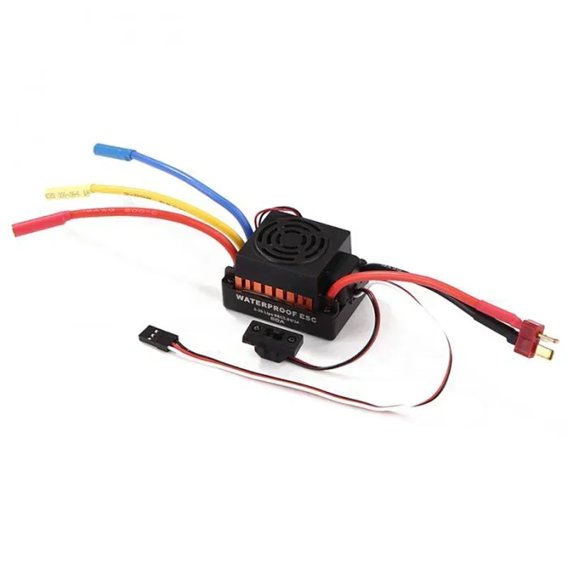 HSP mobil REMOTE CONTROL ไม่จำกัด9T 4370KV เครื่องจักรไฟฟ้าไร้แปรงถ่าน60A ชุด ESC แบบไม่มีแปรงถ่าน