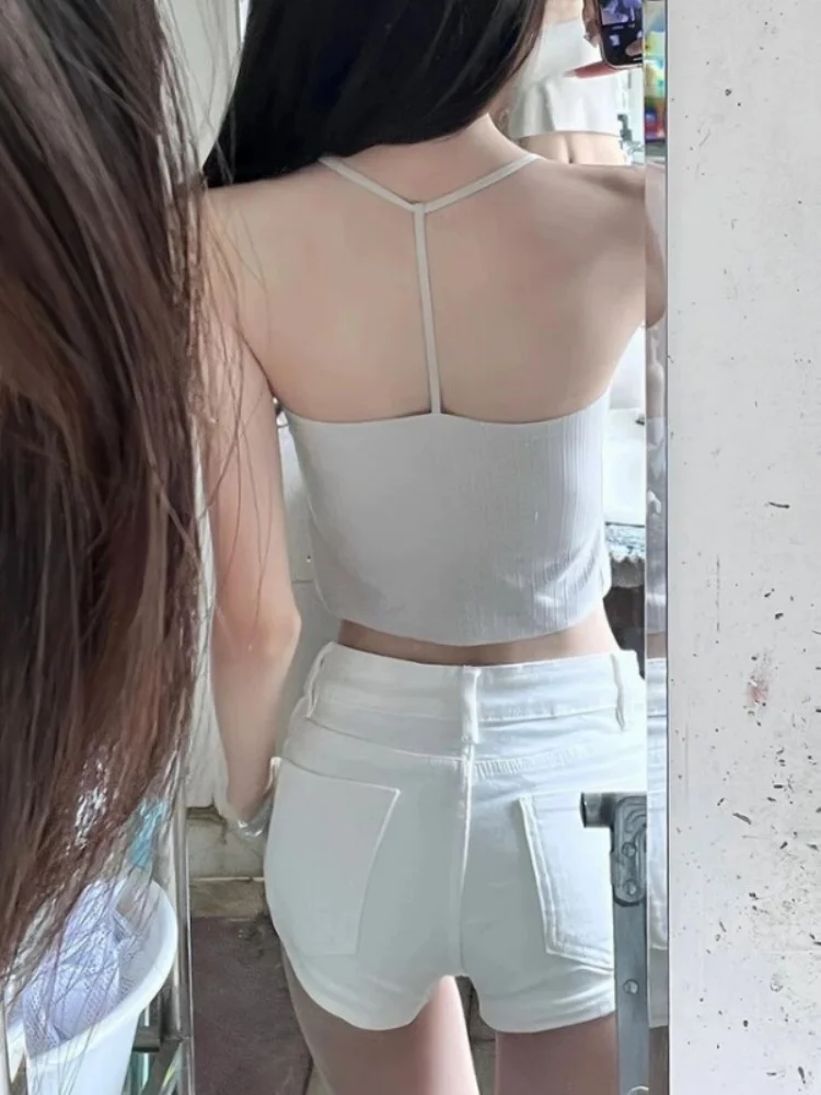 American Style Sexy Short Jeans Shorts Women Summer plus Size Slimming Sexy Bodycon Straight Leg Wide Leg Hot Pants