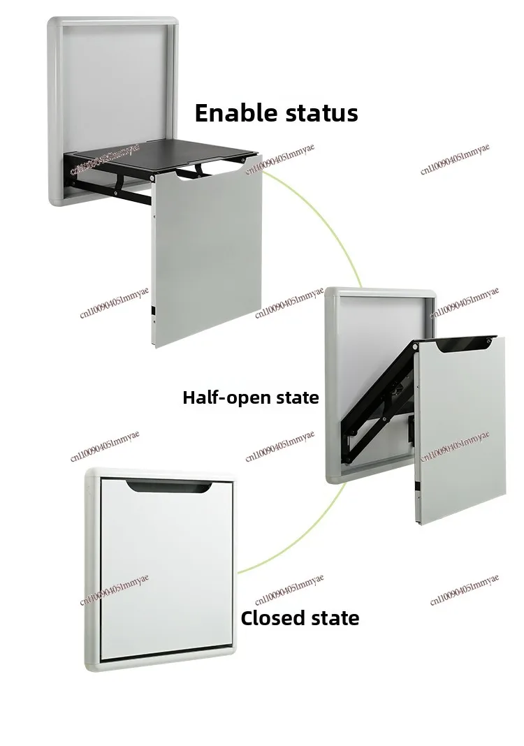 Ultra-thin upper wall folding shoe changing stool wall-mounted home shoe cabinet shoe stool