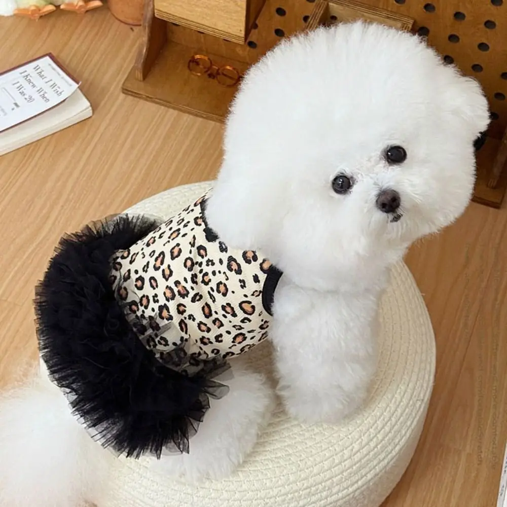Trendy Breathable Puppy Cat Slip Dress Summer Soft Dog Puffy Dress Comfortable Sweet Corgi Teddy Clothes for Small Dog Cat