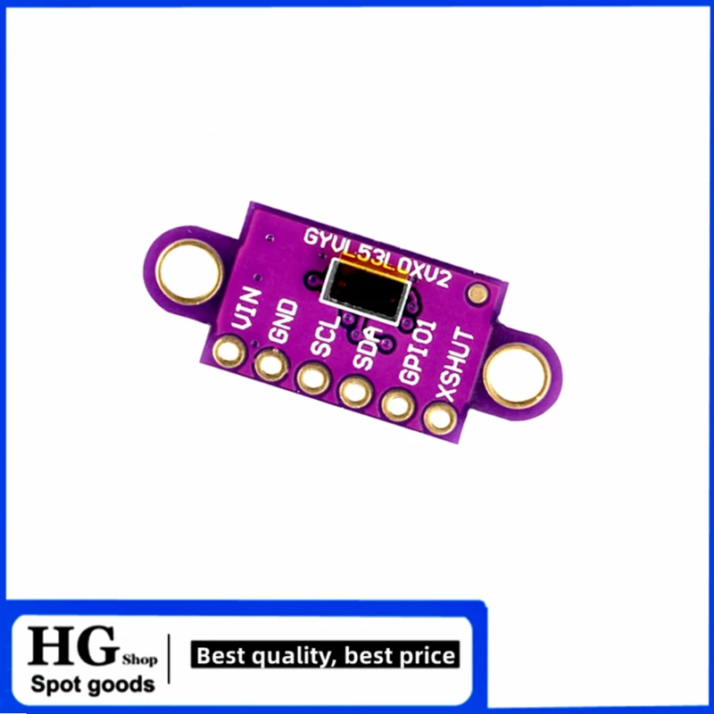 10 pz VL53L0X Time-of-Flight (ToF) sensore di distanza Laser Breakout 940nm GY-VL53L0X V1/V2 modulo di distanza Laser I2C IIC GY-530