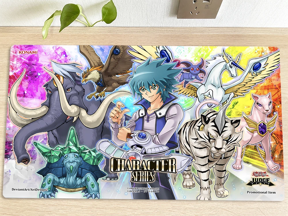 YuGiOh Table Playmat Jesse Anderson V1 TCG CCG Mat Trading Card Game Mat Mouse Pad Gaming Play Mat 60x35cm Mousepad Free Bag