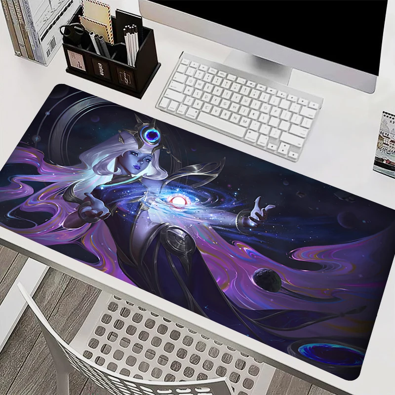 

League Of Legends Lux Mouse Pad PC HD Anime Gaming Accessories Desk Mat Cute Girl Carpet Gamer Cabinet Keyboard Pad XXL Mousepad