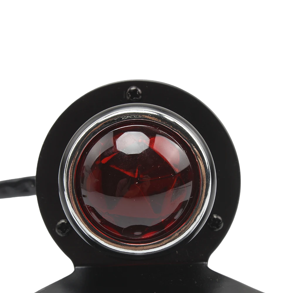Motorcycle Brake Light Universal Stop Signal Lamp Black 12v for Honda Triumph Harley Yamaha Cafe Racer Retro Motor Bike Softail