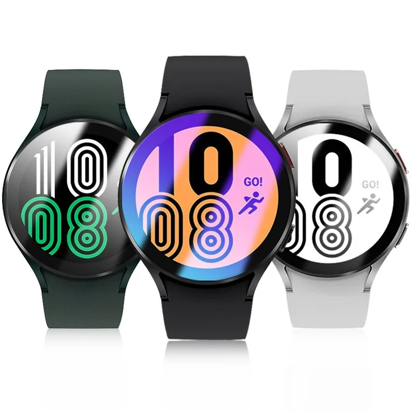 3D gebogene Displayschutzfolie für Samsung Galaxy Watch 4 40 mm 44 mm HD klares gehärtetes Glas Schutzfolie für Watch4