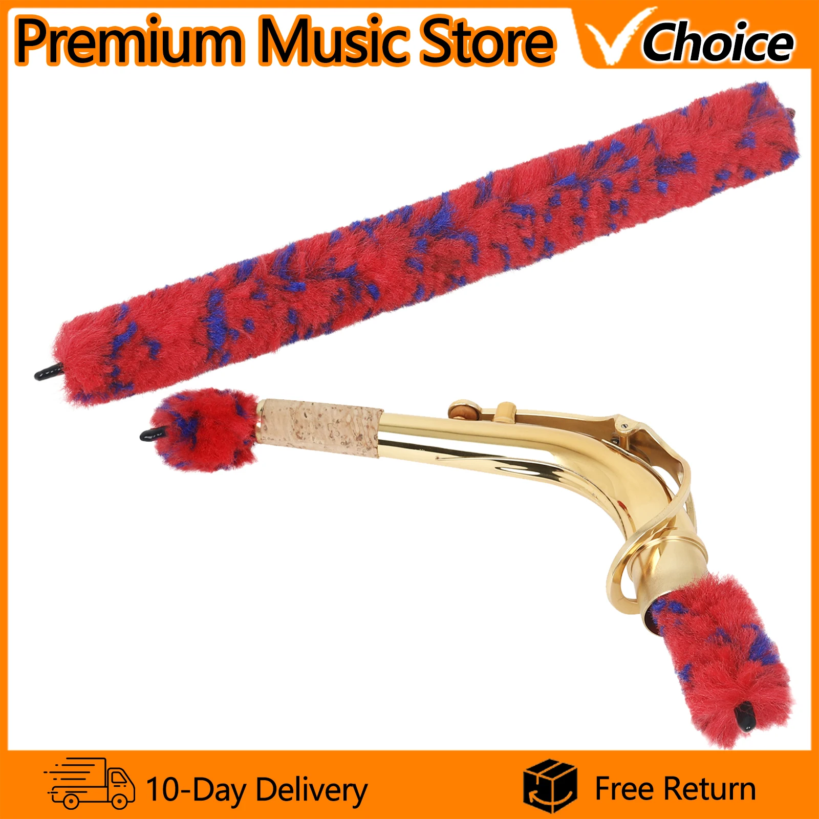 Saxophone Neck Cleaning Brush Alto Saxophone Inner Chamber Cleaning Maintain Care Tools Woodwind Instrument Accessories Parts