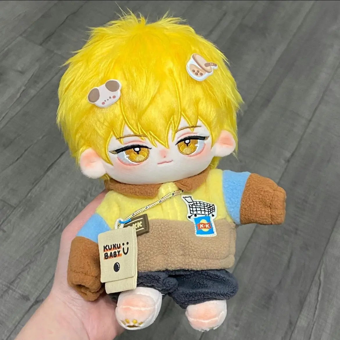 20cm Kuroko's Basketball Kise Ryota Cosplay Soft Plush Stuffed Doll Body Handsome Boy Cartoon Dress Up Cotton Stuffed Toys Gifts