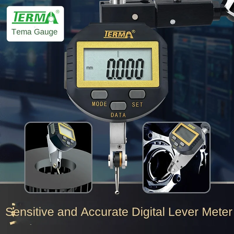 Tema Digital Electronic Indicator Calibration Meter Steel Lever Meter for Displacement Measurement Accurate to 0.001mm