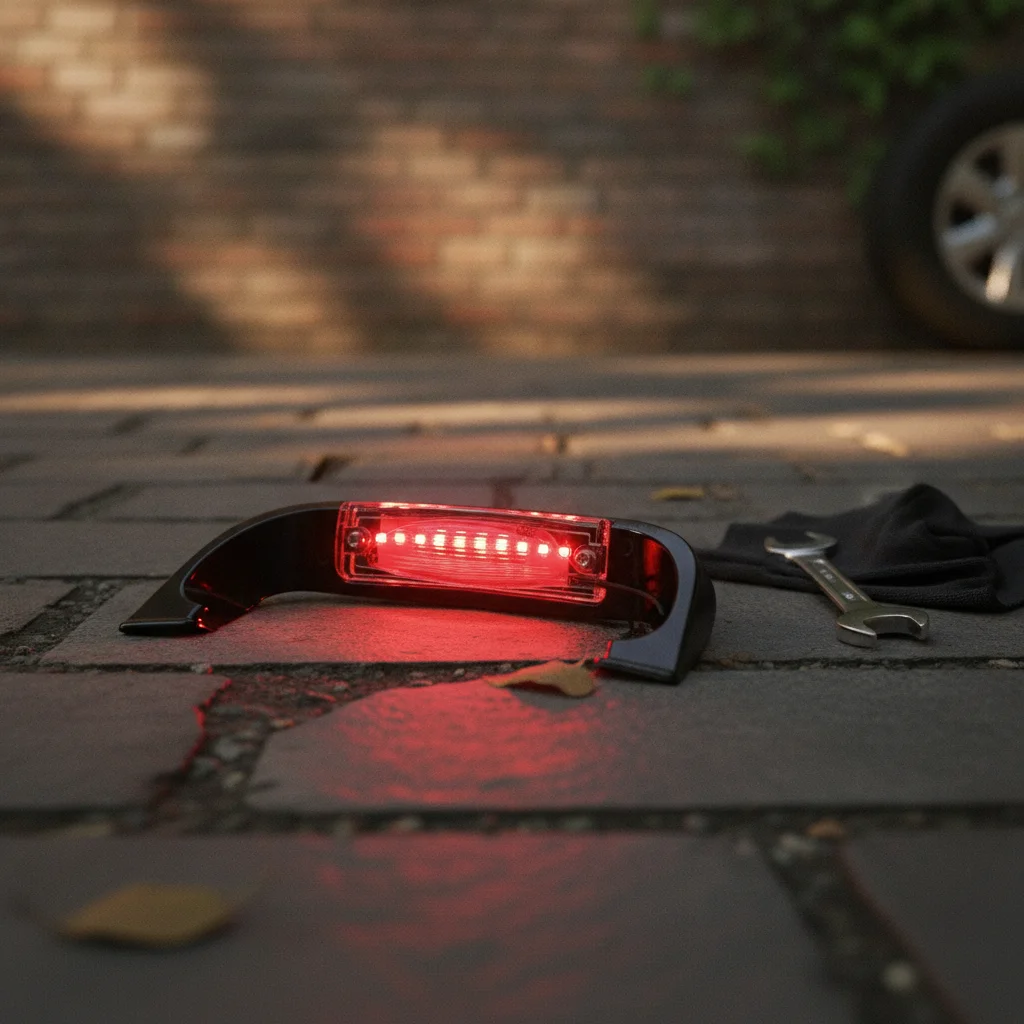 Rear Tail Light Assembly Impermeable Motorcycle Part Brake Light Curved Housing for Golden Wing GL1800