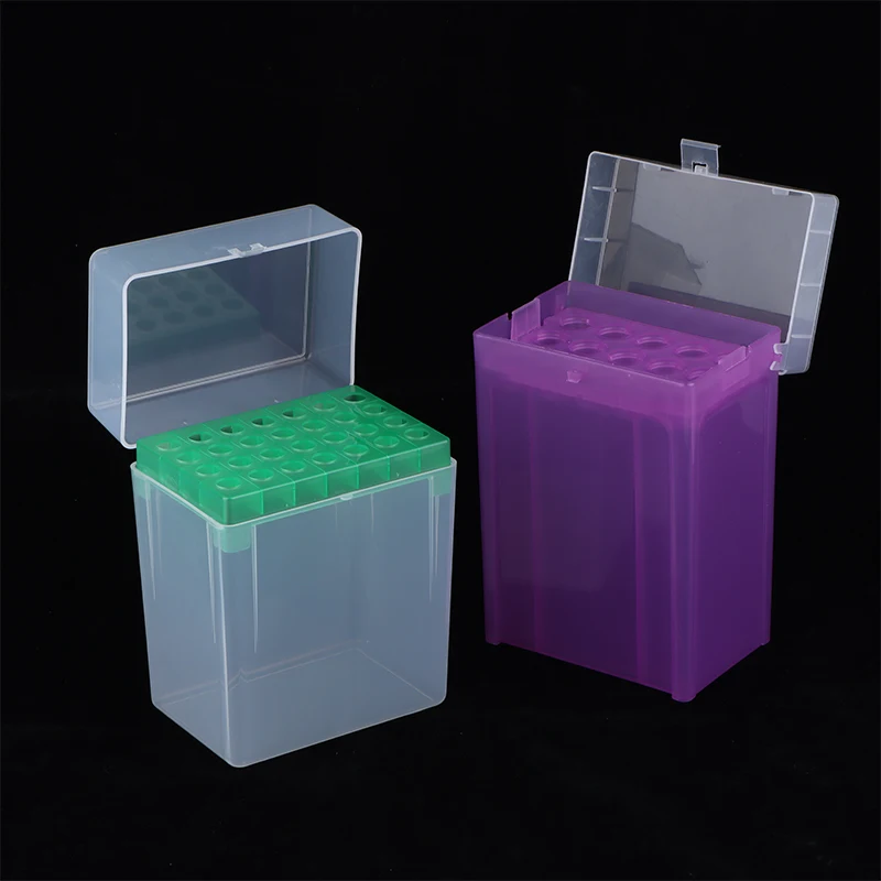 Lab 10ul/200ul/1ml/5ml/10ml Plastic Pipettor Tip Box For Experiment Pipette Tip Holder Box Micropipette Plastic Pipette Tip Box
