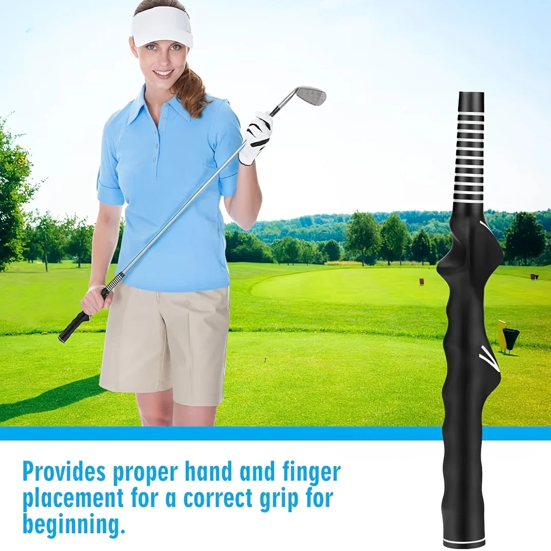 A Right-Hand Golf Club Grip Trainer That Assists Children and Beginners in Learning The Correct Grip Position