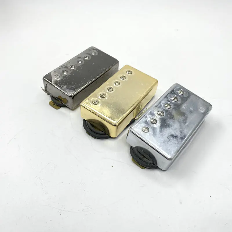 Korean Made LP210 Double Coil Humbucker Pickup, N/B  Size, Sealed Cover - Gold/Silver/Nickel Black