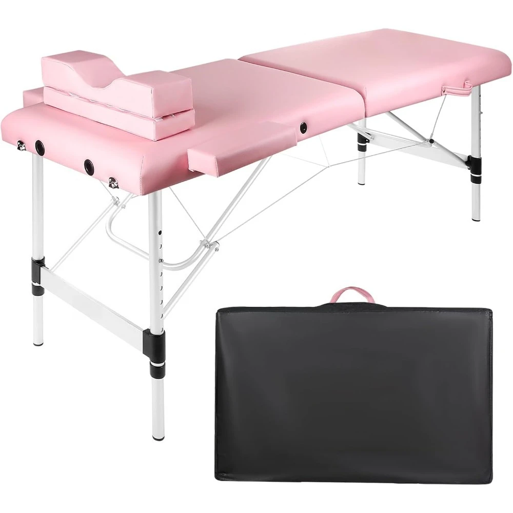 

Portable Lash Bed for Lash Extensions Massage Table with Eyelash Pillow Esthetician Bed Spa Table Spa Bed Height Adjustable Wate
