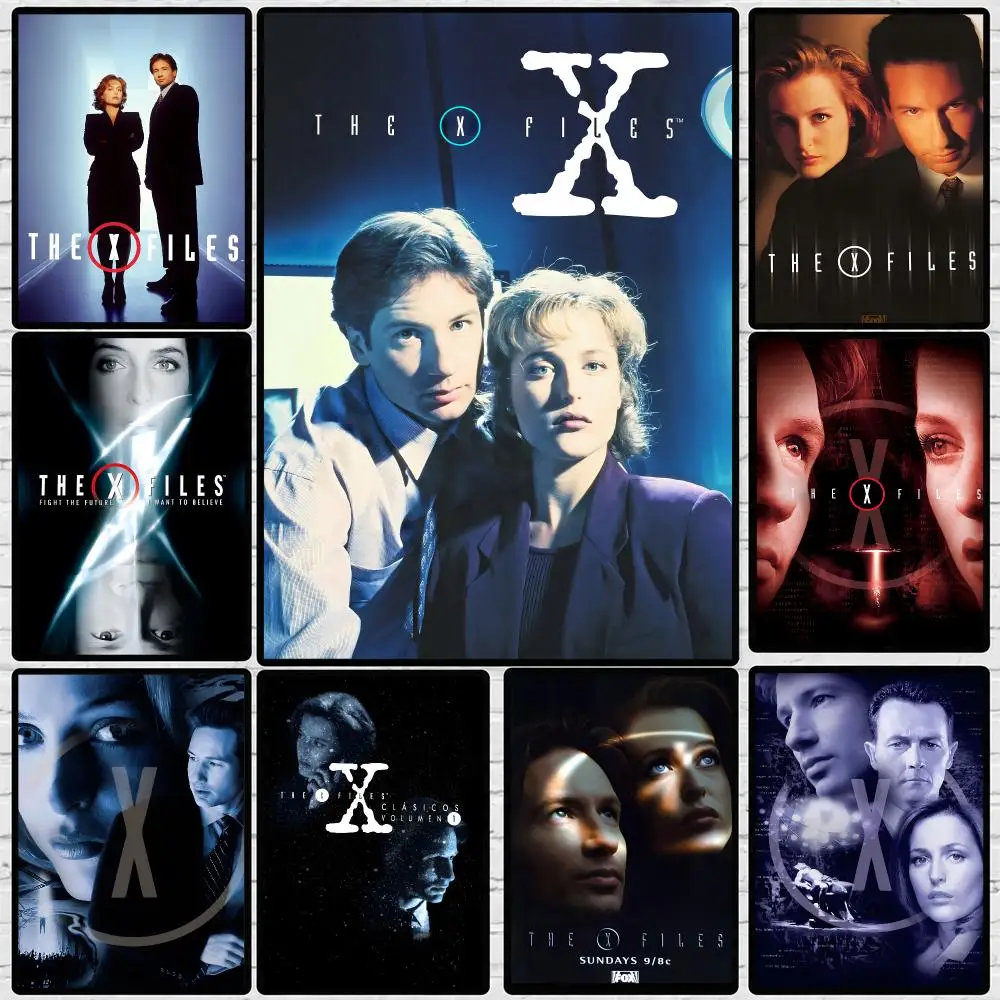 Series-The X Files Poster 	 Poster Wall Sticker Waterproof Self Adhesive HD Art Bedroom Bar Decor